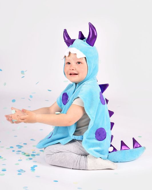 Hovedbilde Mini Kappe Blått Monster 1-4 år