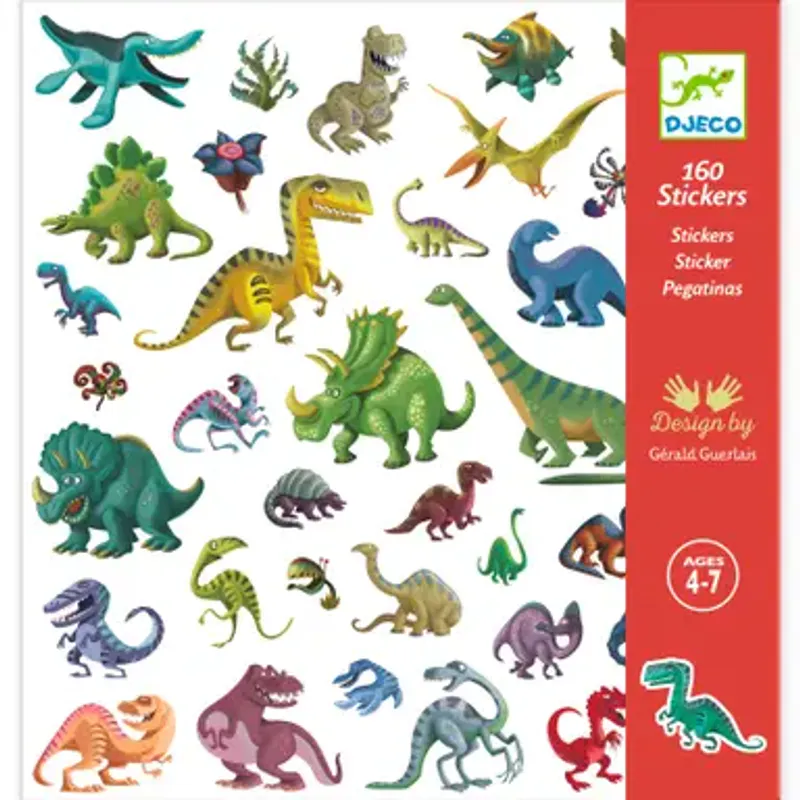 Klistermerker Dinosaurer