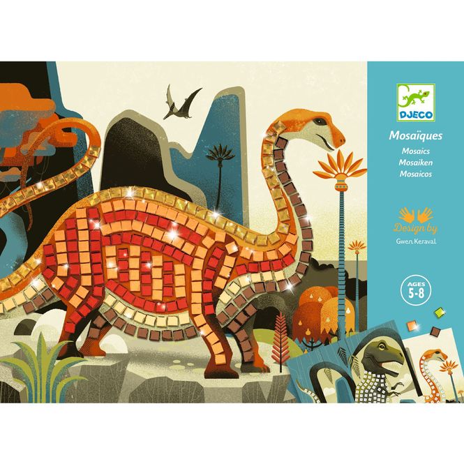 Hovedbilde Mosaikk Sett - Dinosaur