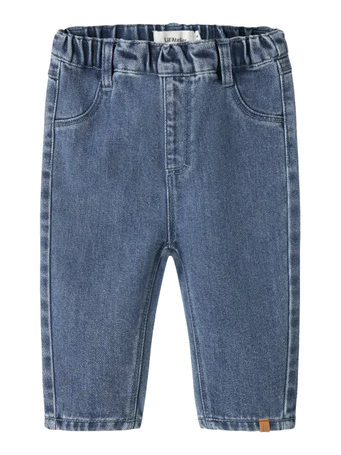 Hovedbilde Obello Baggy Jeans, Dark Blue Denim - Lil´Atelier ...