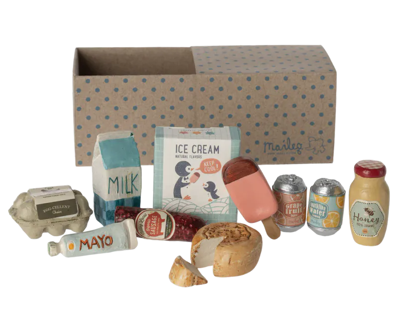 Maileg Miniature grocery box