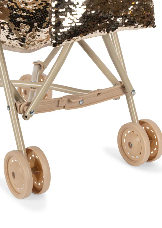 Dukkevogn Stroller - Sparkly Cherry