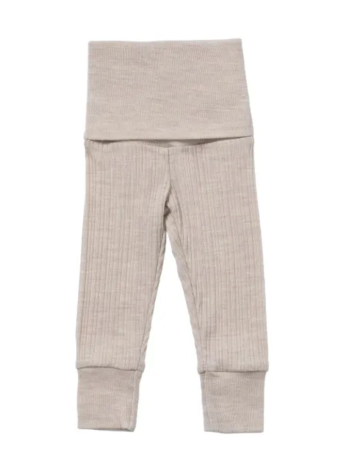 Hovedbilde Lillelam Ull Trouser Mini August, Lys Beige