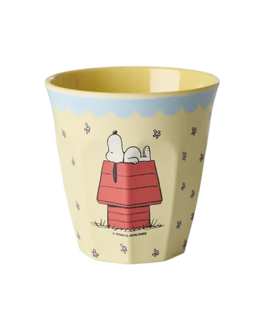 Hovedbilde Kopp i Melamin - Cream Snoopy Print - Medium 250 ...