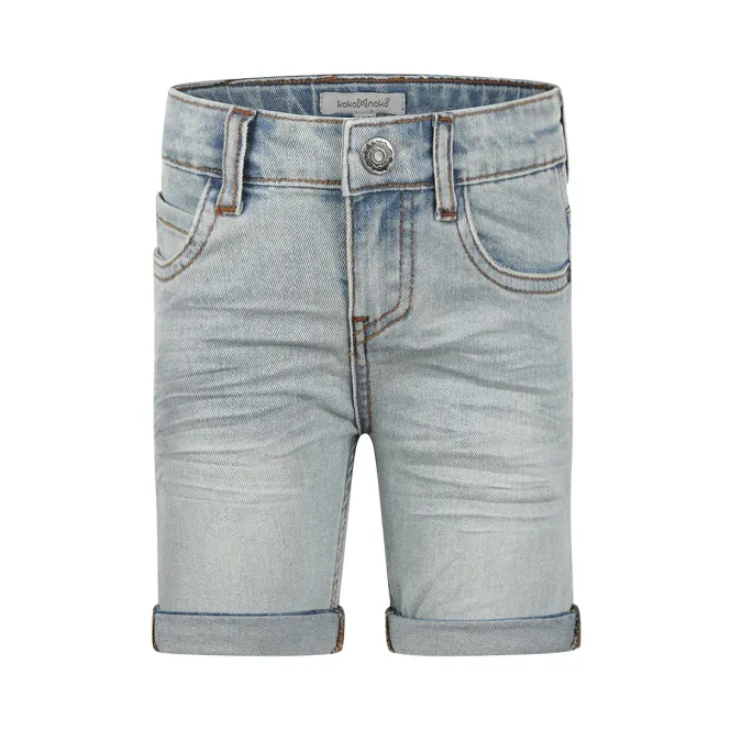 Hovedbilde Boys' Loose Fit Denim Shorts, Light Blue - Koko ...